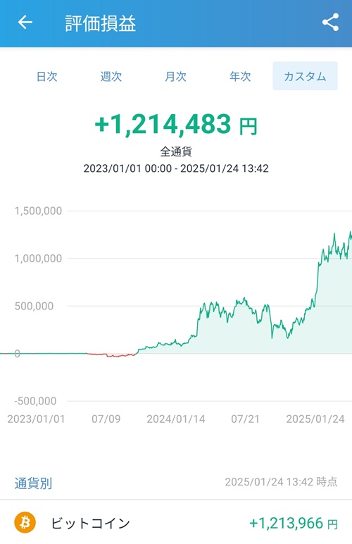 ビットフライヤーにおけるビットコインの運用実績